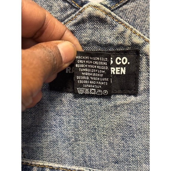 Vintage Ralph Lauren Polo Jeans Co. Womens Denim Overalls S